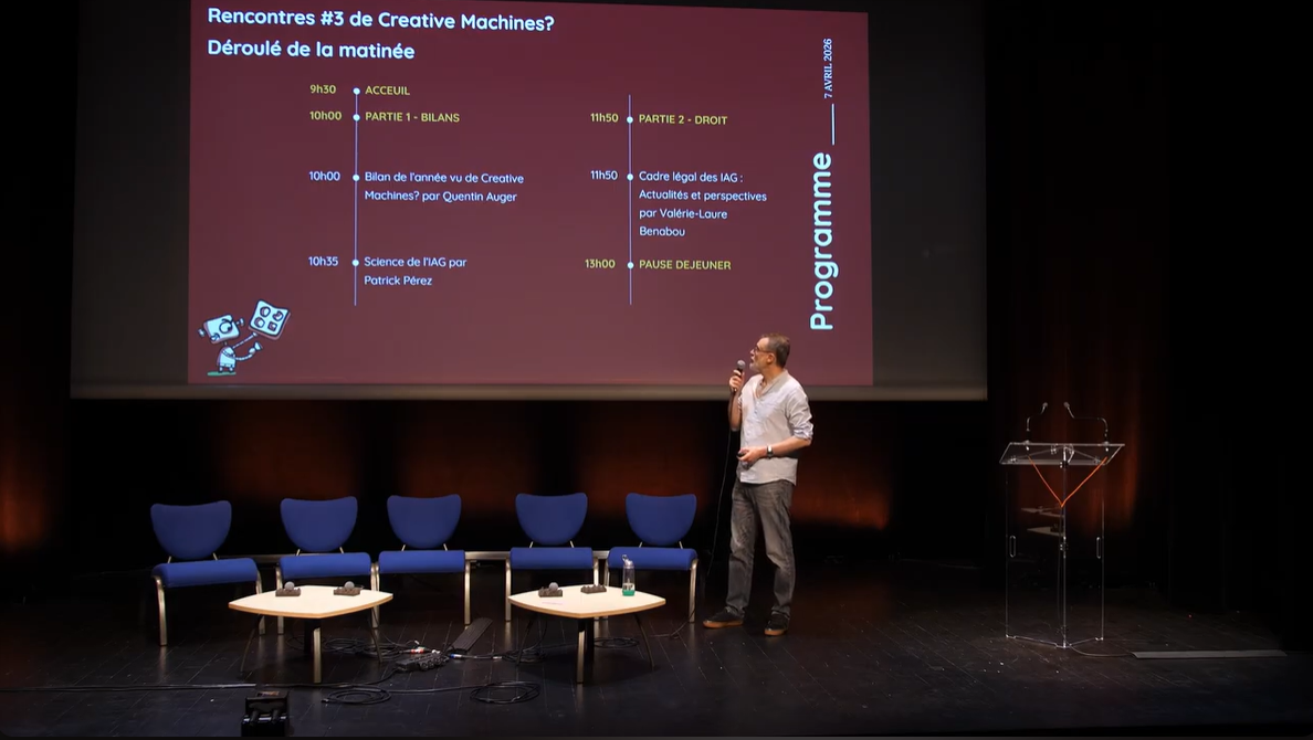 Illustration Rencontres « Creative Machines? » 2026  – 01 – Bilan #1